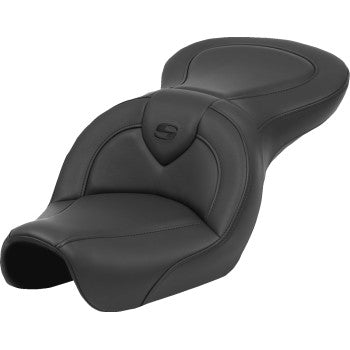 SADDLEMEN Roadsofa™ Seat - Black Stitch - without Backrest - FXD '04-'05 804-04-187