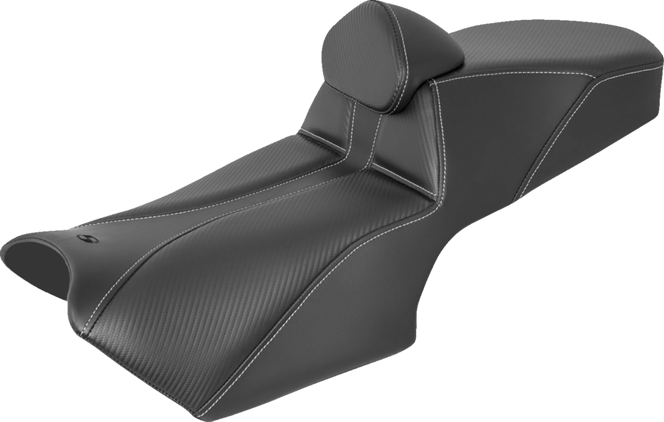 SADDLEMEN Adventure Tour Seat - w/ Backrest - Black - BMW '19-'22 0810-BM54BR