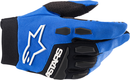 ALPINESTARS Youth Full Bore Gloves - Blue/Black - 2XS 3543622-713-2XS