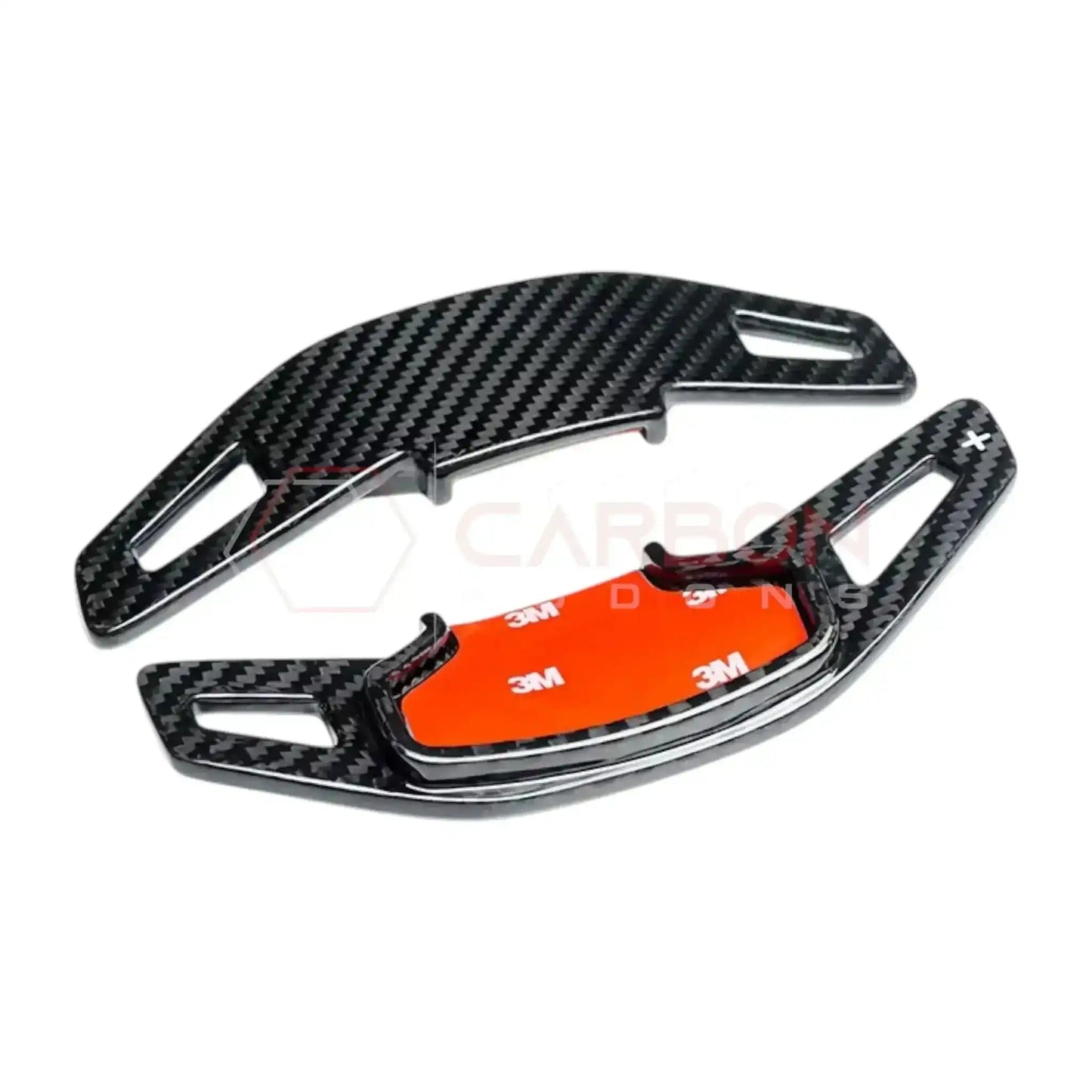 Real Carbon Fiber Paddle Shifter Extensions for 2024+ Ford Mustang