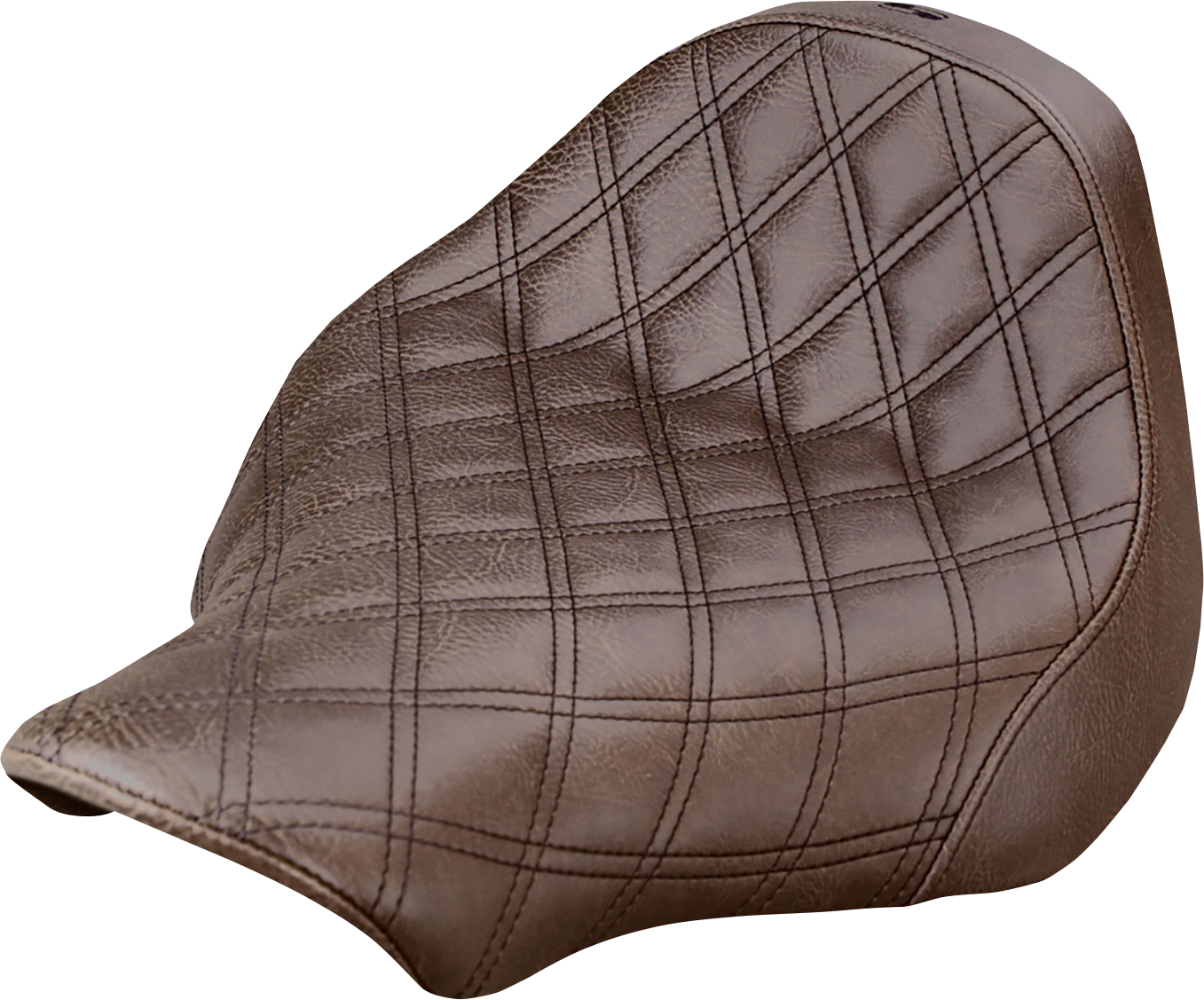 SADDLEMEN Renegade Solo Seat - Lattice Stitched - Brown - FXSB 813-27-002BLS