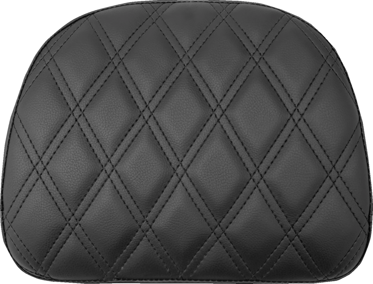 SADDLEMEN Touring Sissy Bar Pad - Black - Lattice Stitch - Indian '14-'22 61143
