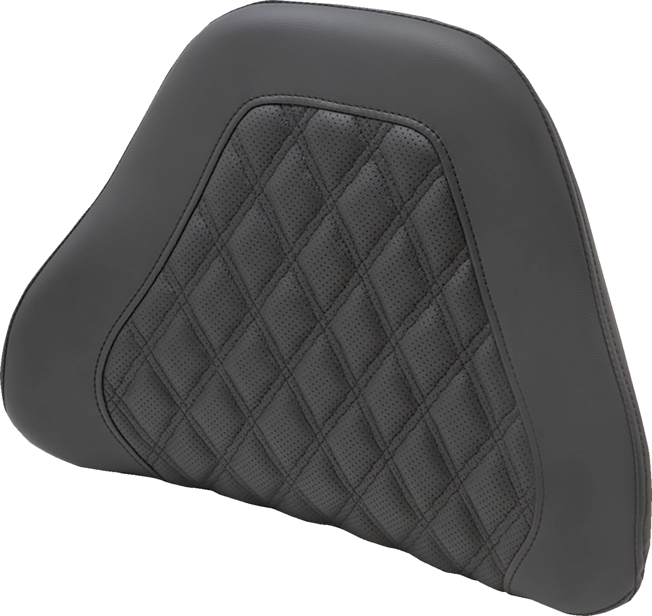 SADDLEMEN Tour-Pak Backrest Pad Cover - Lattice Stitched - Black 88-11885LS