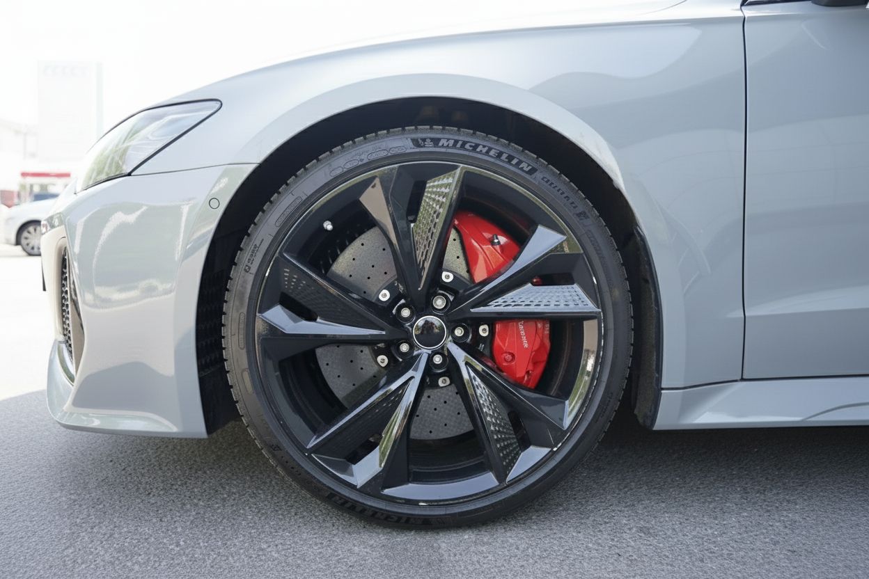 AU14 19x8.5 5x112 +32 66.6 Gloss Black
