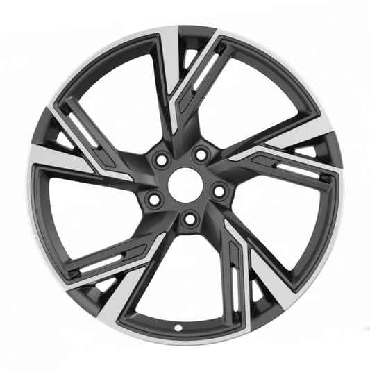 AU9 19x8.5 5x112 +32 66.6 Gunmetal Machined Face