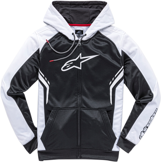 ALPINESTARS Strike Zip Hoodie - Black/White - XL 1019-531021020XL