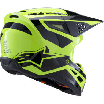 ALPINESTARS SM3 Helmet - Heat - Gloss Yellow Fluo/Black - XL 8301026-5011-XL