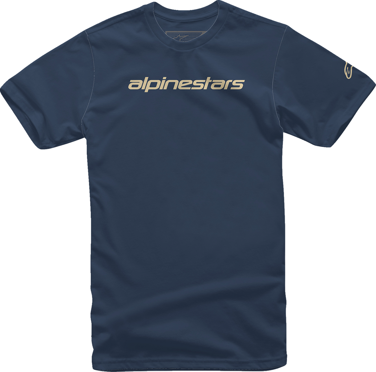 ALPINESTARS Linear Wordmark T-Shirt - Navy/Stone - Medium 1212720207128M