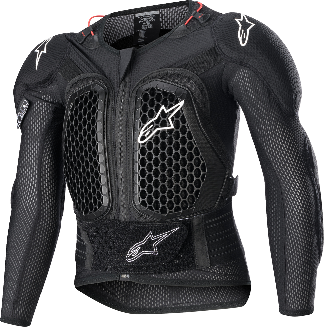 ALPINESTARS Youth Bionic Action V2 Protection Jacket - Black - S/M 6546823-10-SM