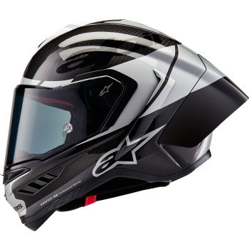 ALPINESTARS Supertech R10 Helmet - Element - Carbon/Silver/Black - XL 8200324-1368-XL