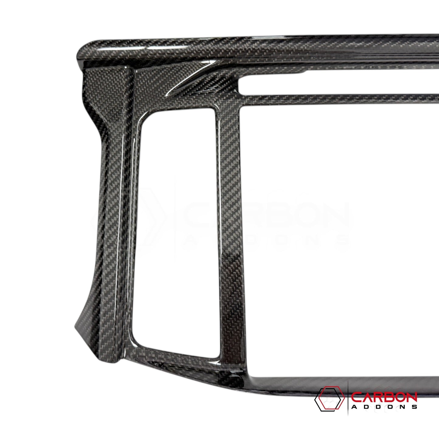 F150 2025+ Raptor/Lariat Radio Infotainment Screen Trim Carbon Fiber Cover
