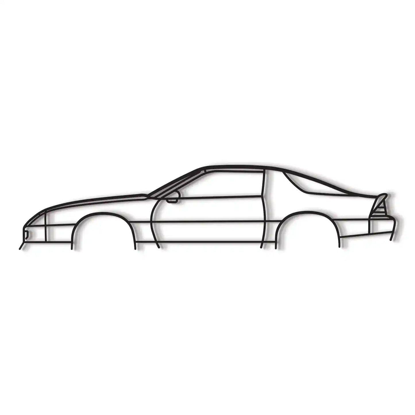 1987 Camaro Metal Car Wall Art - MT0211