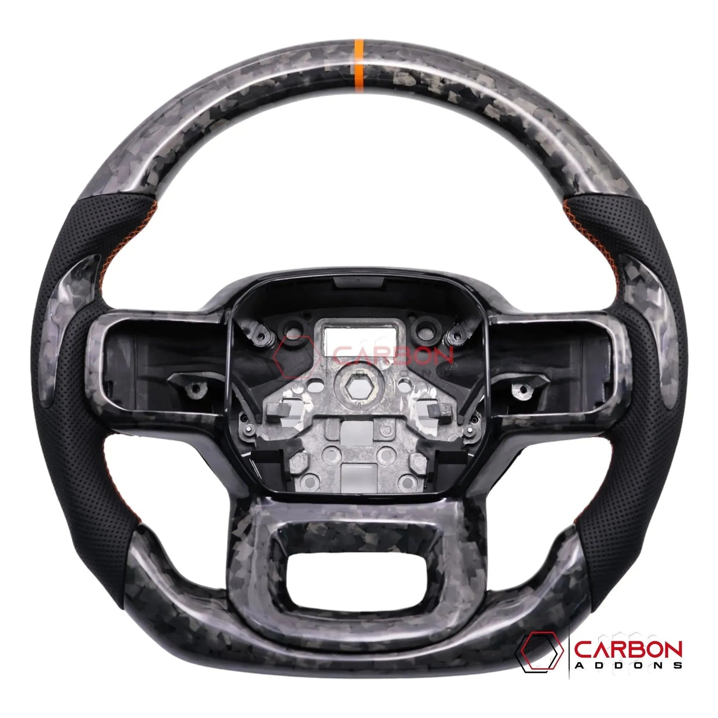 F150 2021-2024 Custom Heated Carbon Fiber Steering Wheel