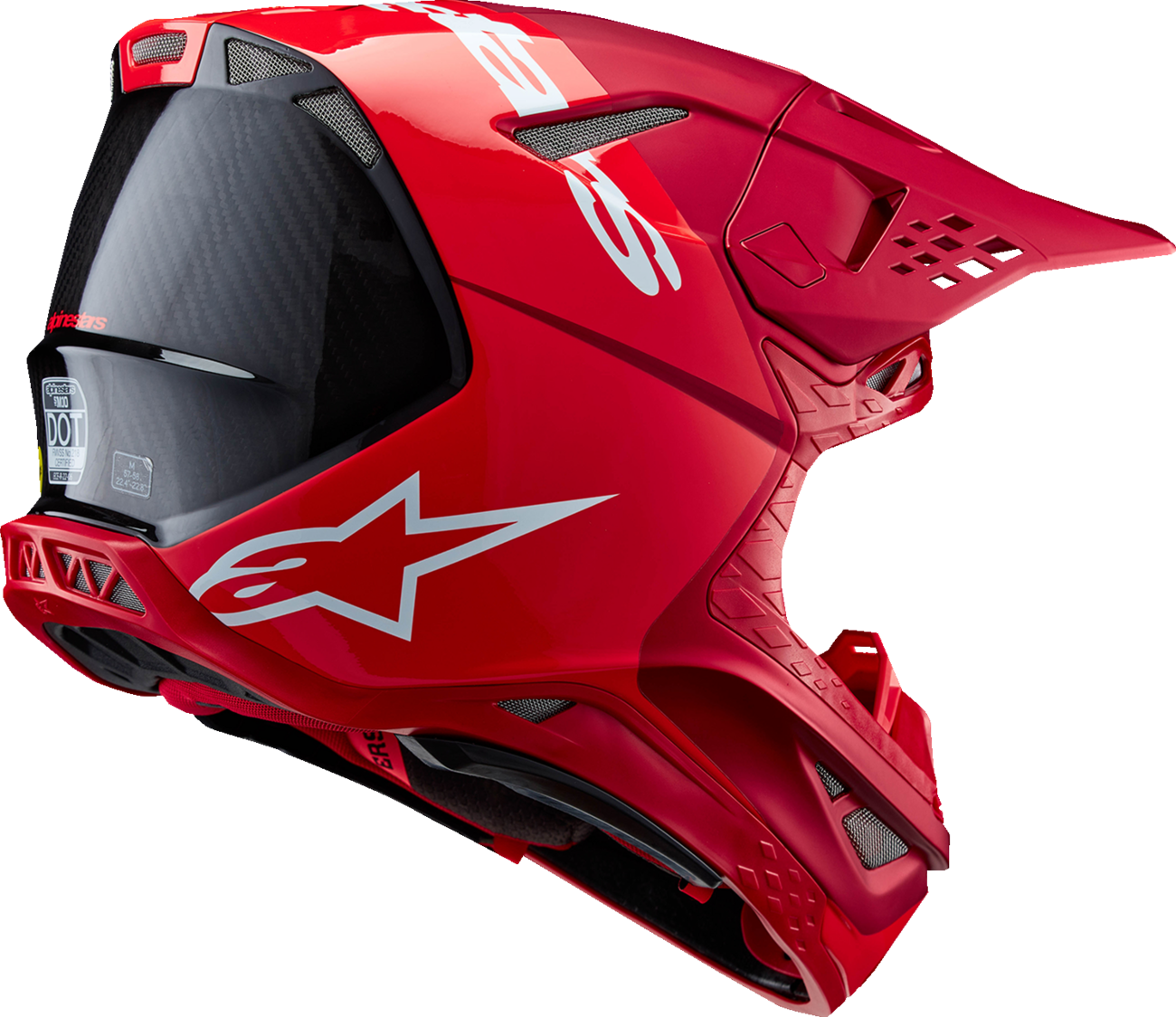 ALPINESTARS Supertech M10 Helmet - Flood - MIPS® - Red Fluo/Red - XS 8301023-3003-XS