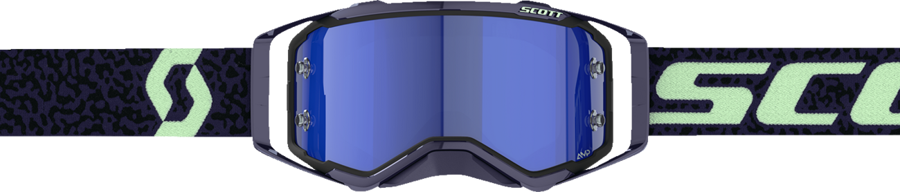 SCOTT Prospect Amplifier Goggle - Dark Purple/Mint - Blue Chrome 285536-7696349