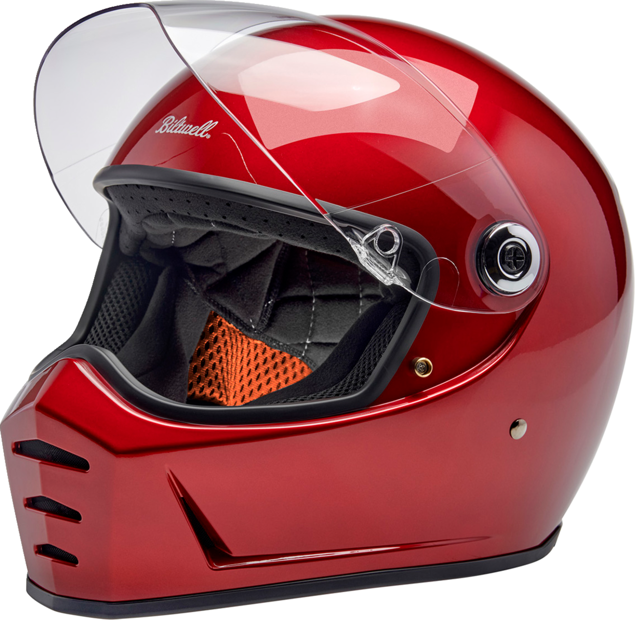 BILTWELL Lane Splitter Helmet - Metallic Cherry Red - Large 1004-351-504