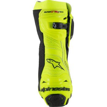 ALPINESTARS Supertech R Vented Boots - Fluorescent Yellow/Black - US 12.5 / EU 48 2220121-551-48
