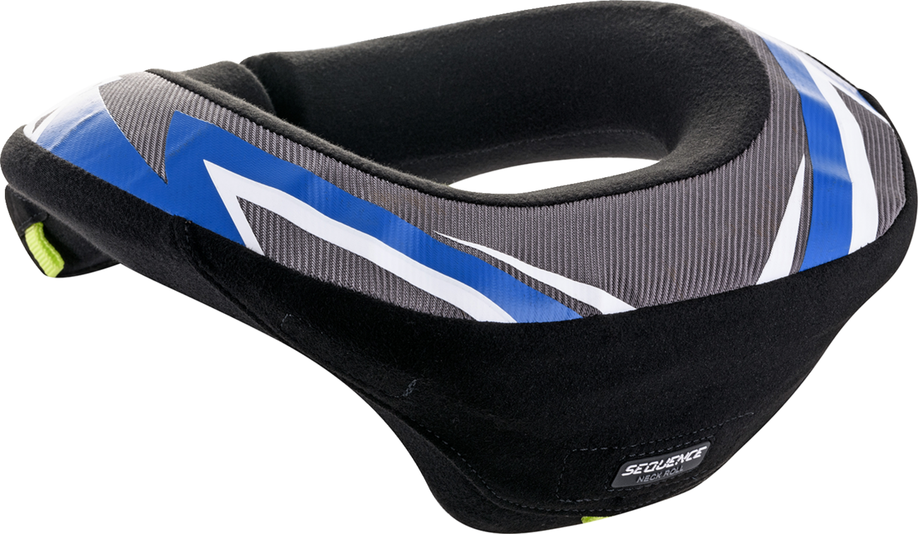 ALPINESTARS Youth Sequence Neck Roll - Black/Anthracite/Blue - S/M 6741018-177-SM