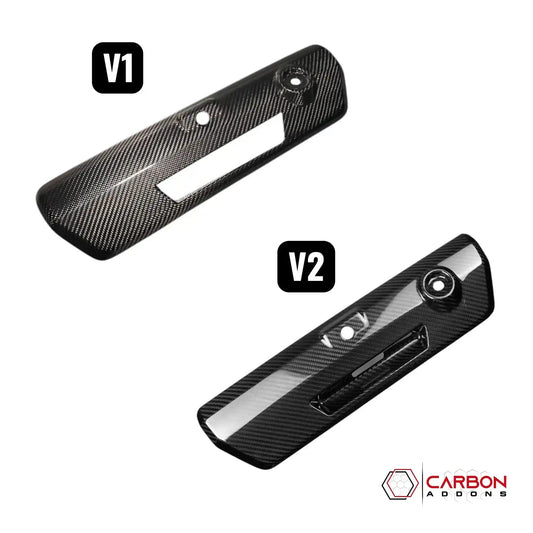 Real Carbon Fiber Tailgate Handle Cover for 2021+ Ford F-150