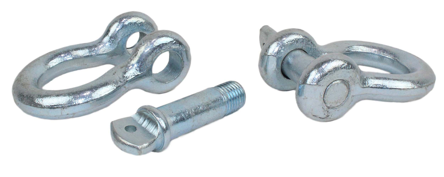 Fishbone Offroad Zinc Coated 3/4 in. D-Ring Set FB21037