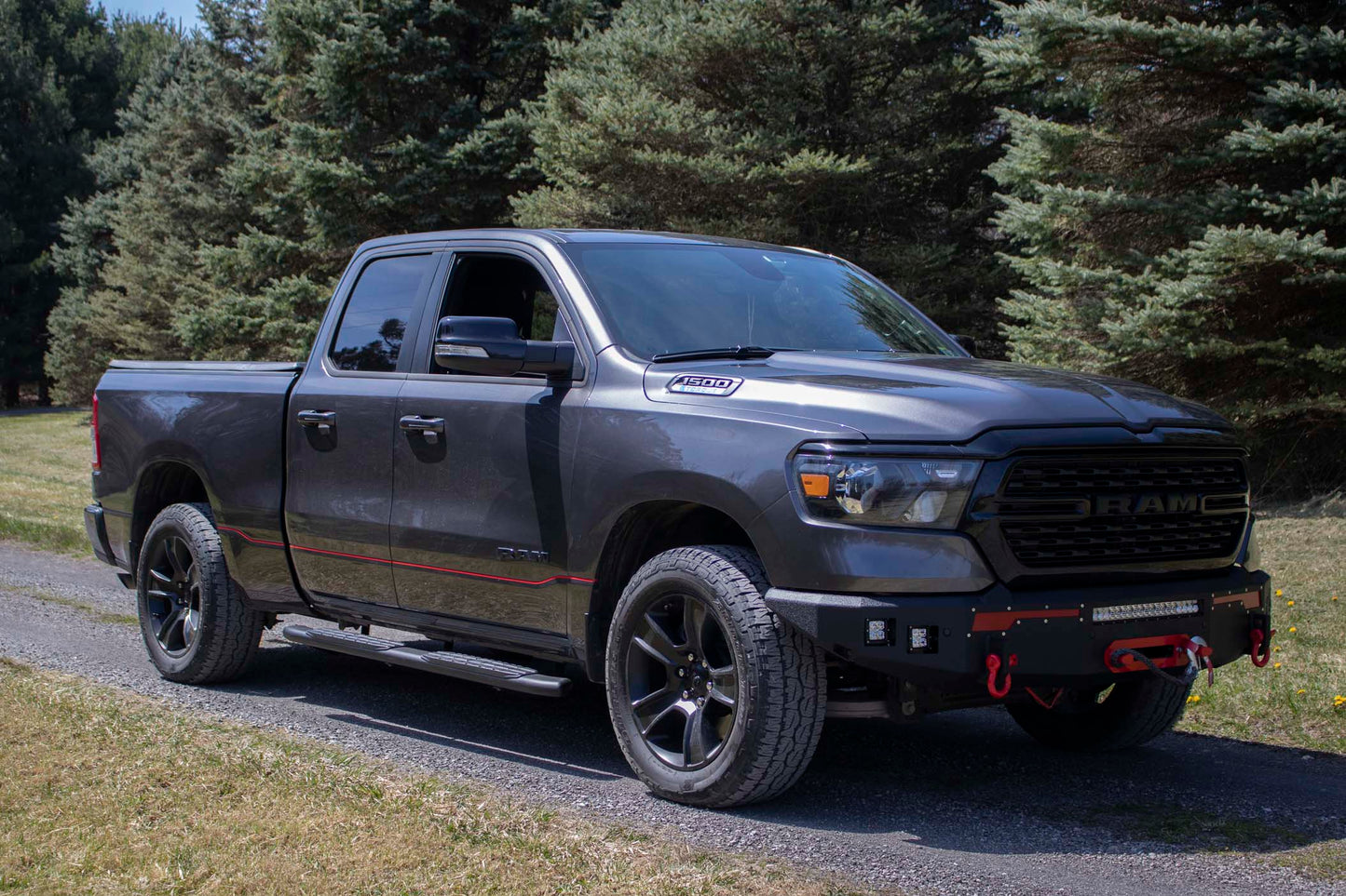 Fishbone Offroad Pike Winch Plate for 2019-2023 Dodge Ram FB22401