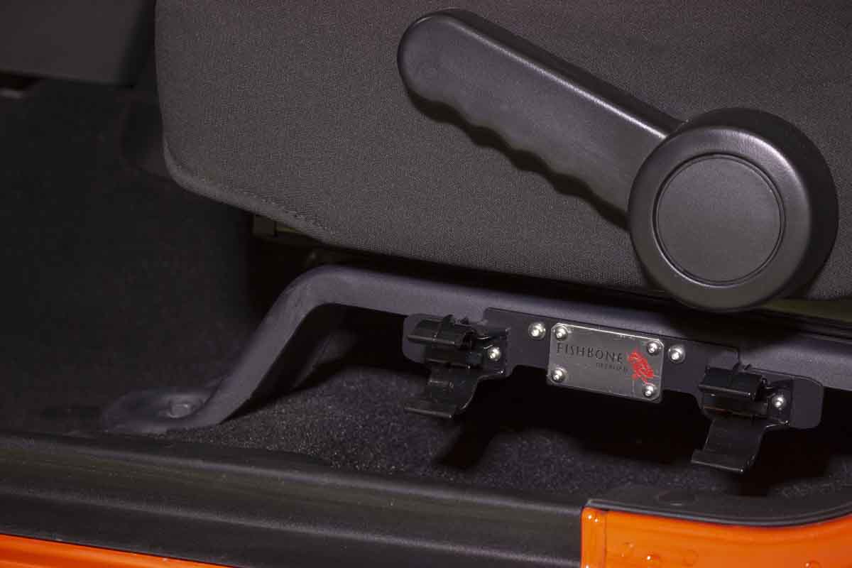 Fishbone Offroad Front Seat Flashlight Mount for 2007-2018 Jeep Wrangler FB25091