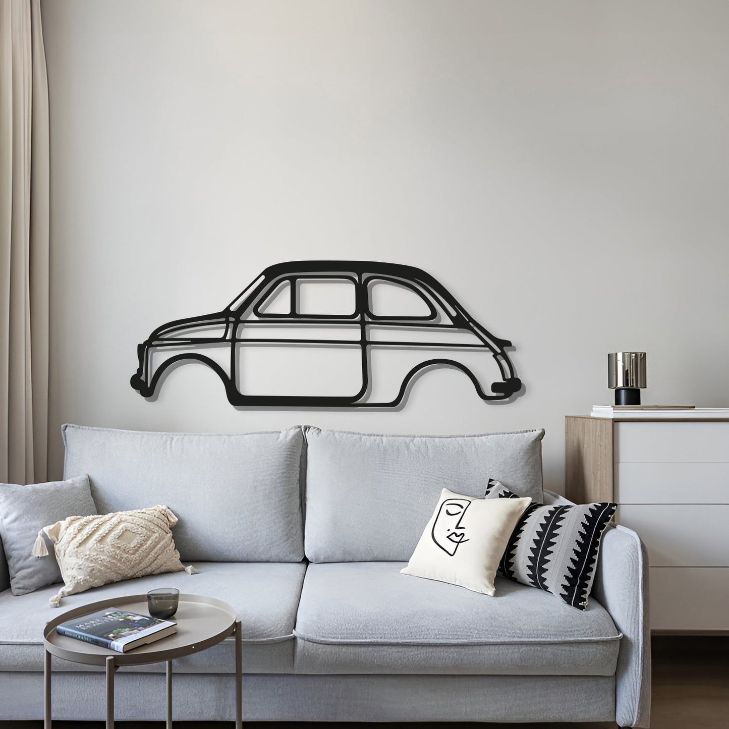 500 Metal Car Wall Art - MT0836