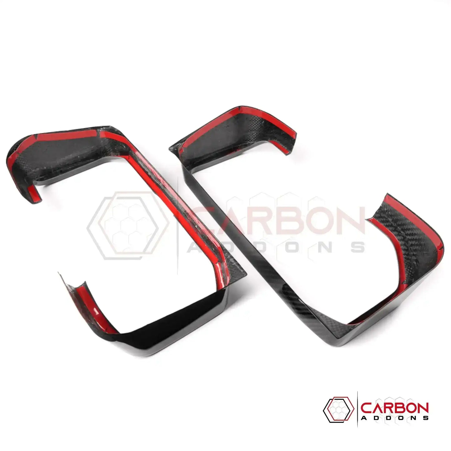 Carbon Fiber Rear Tail Light Trim Bezel Cover For Ford Bronco Raptor | Glossy or Matte