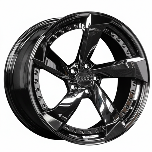 Forged 2-Piece Audi  E-TRON / Q8 "Rotor" Style Wheels
