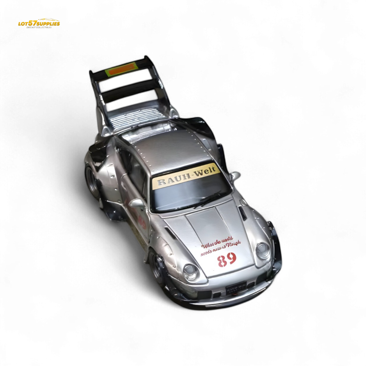Street Weapon Porsche RWB 993 Double Exhaust Heavenly Livery Higher Tail 1:64