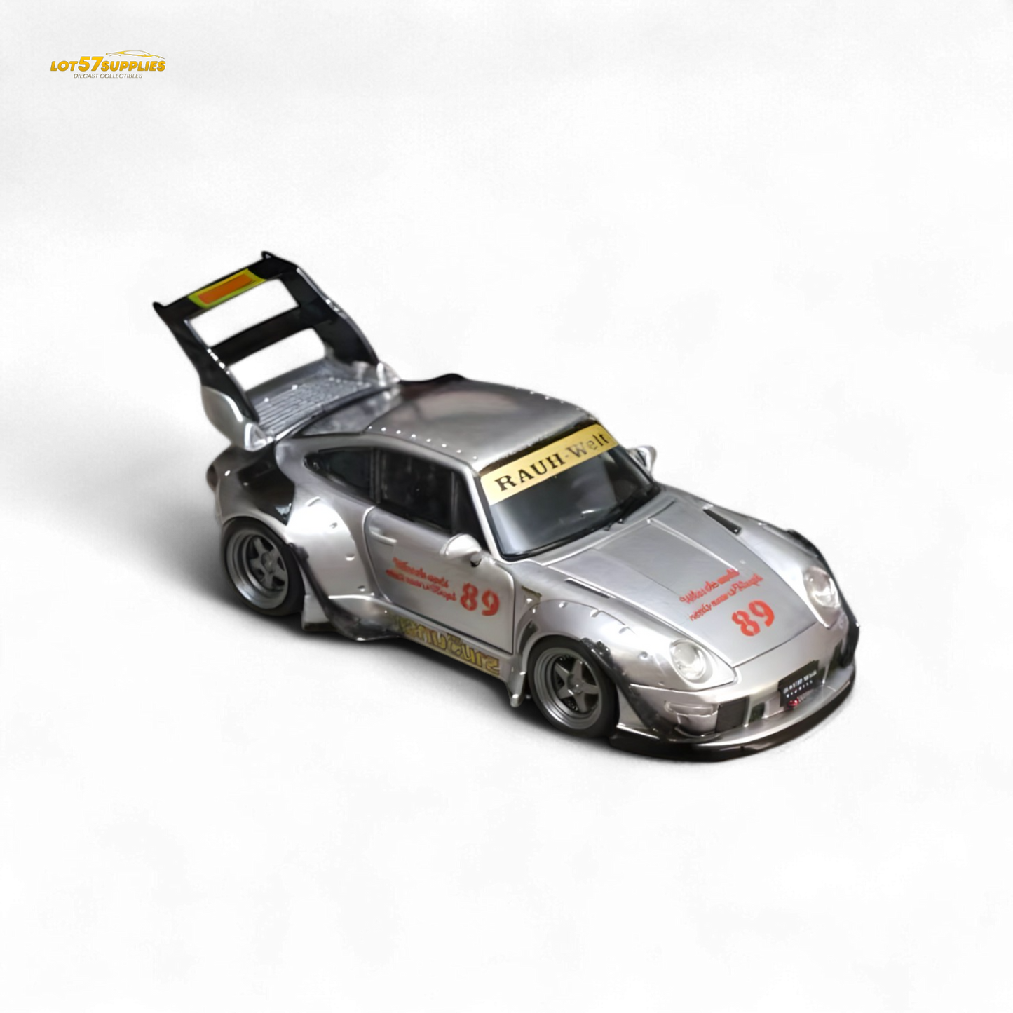 Street Weapon Porsche RWB 993 Double Exhaust Heavenly Livery Higher Tail 1:64