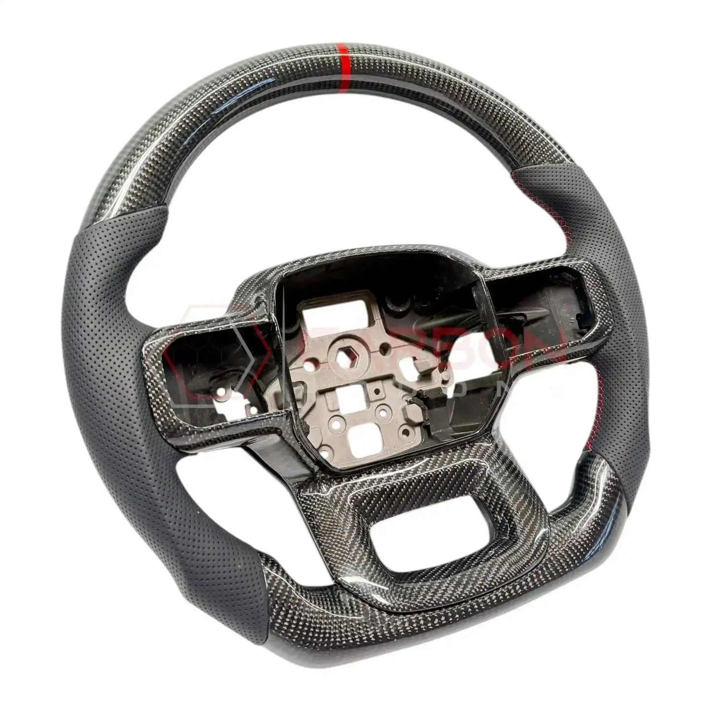 Real Carbon Fiber Steering Wheel for 2021+ Ford F-150