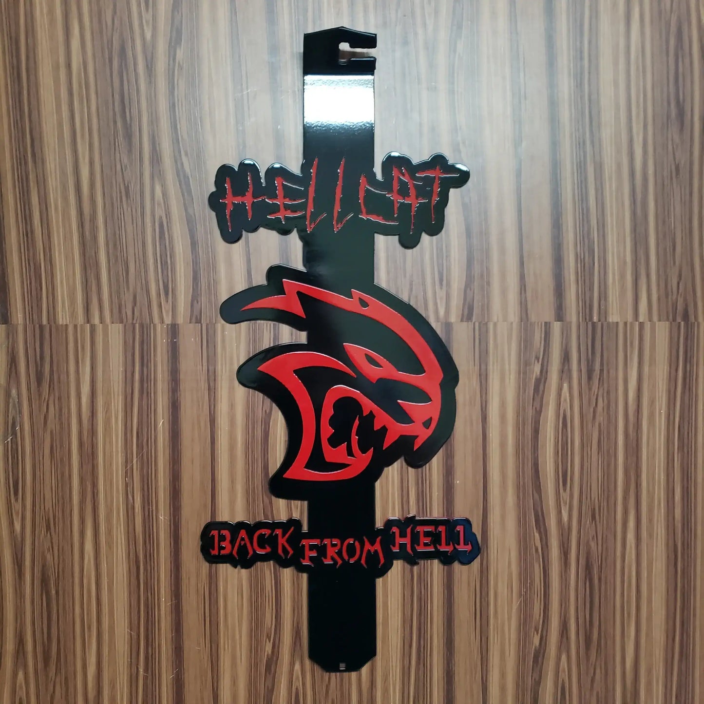 Back from Hell Hellcat hood prop