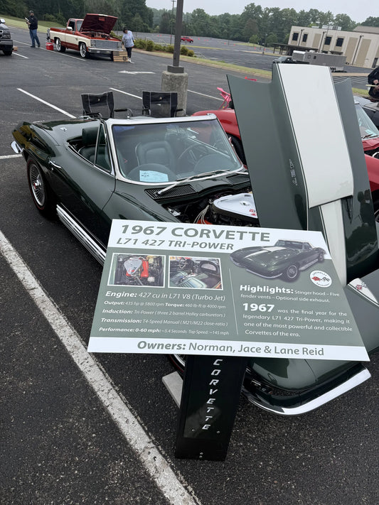 c2 corvette Show board display stand