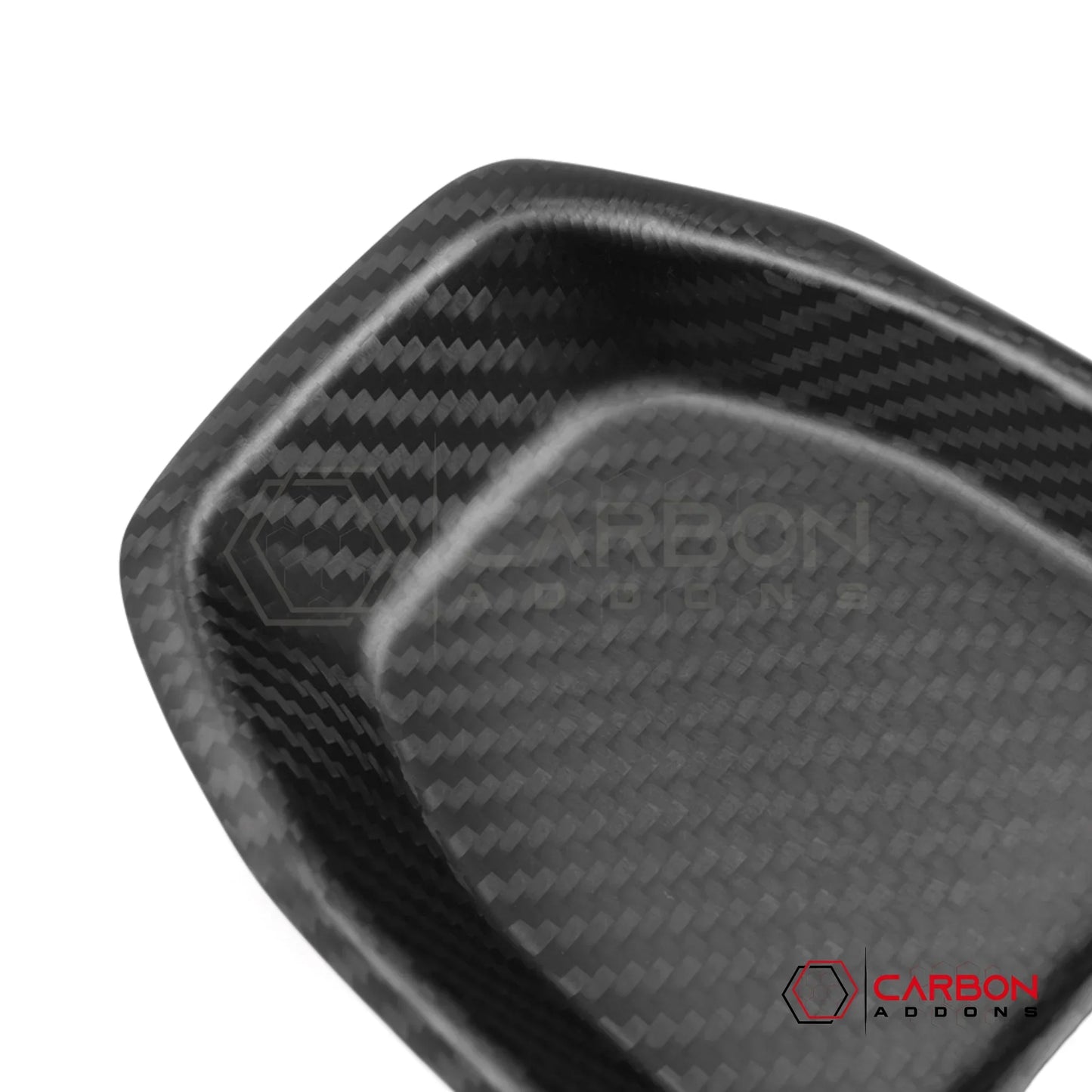 Jeep Gladiator JT & Wrangler JL Interior Door Handle Surround Trim Cover – Real Dry Carbon Fiber (Glossy or Matte) 2020–Current