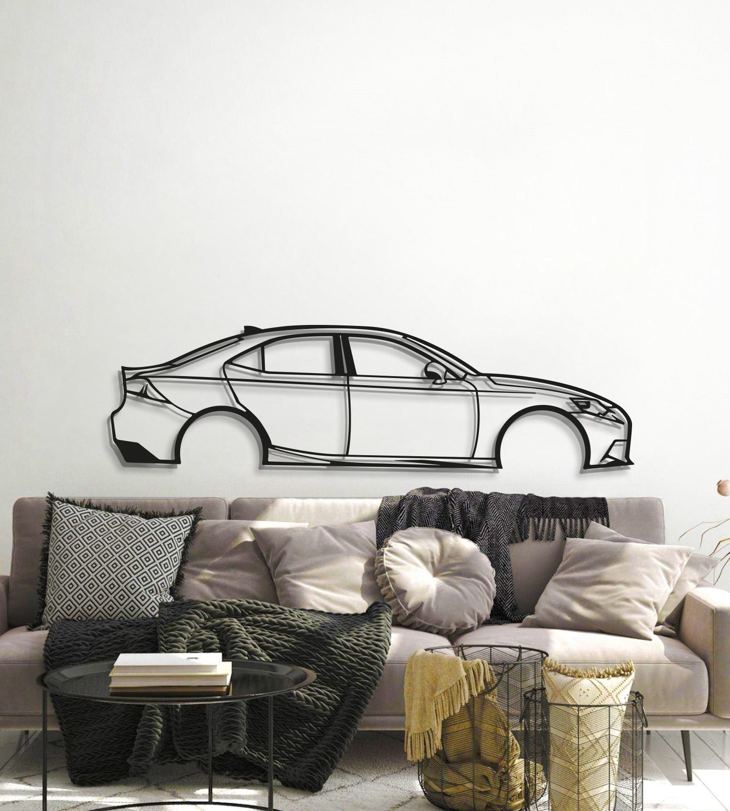 IS350 Metal Car Wall Art - MT1000