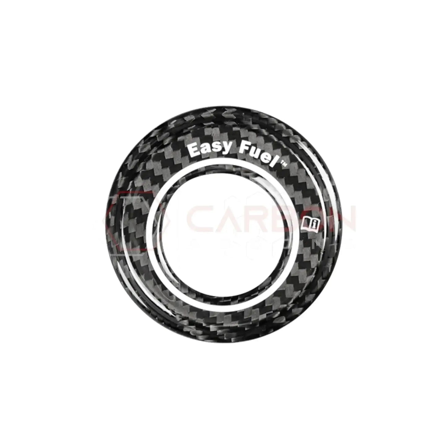 Real Carbon Fiber Fuel Door Trim Cover for 2024+ Ford Mustang