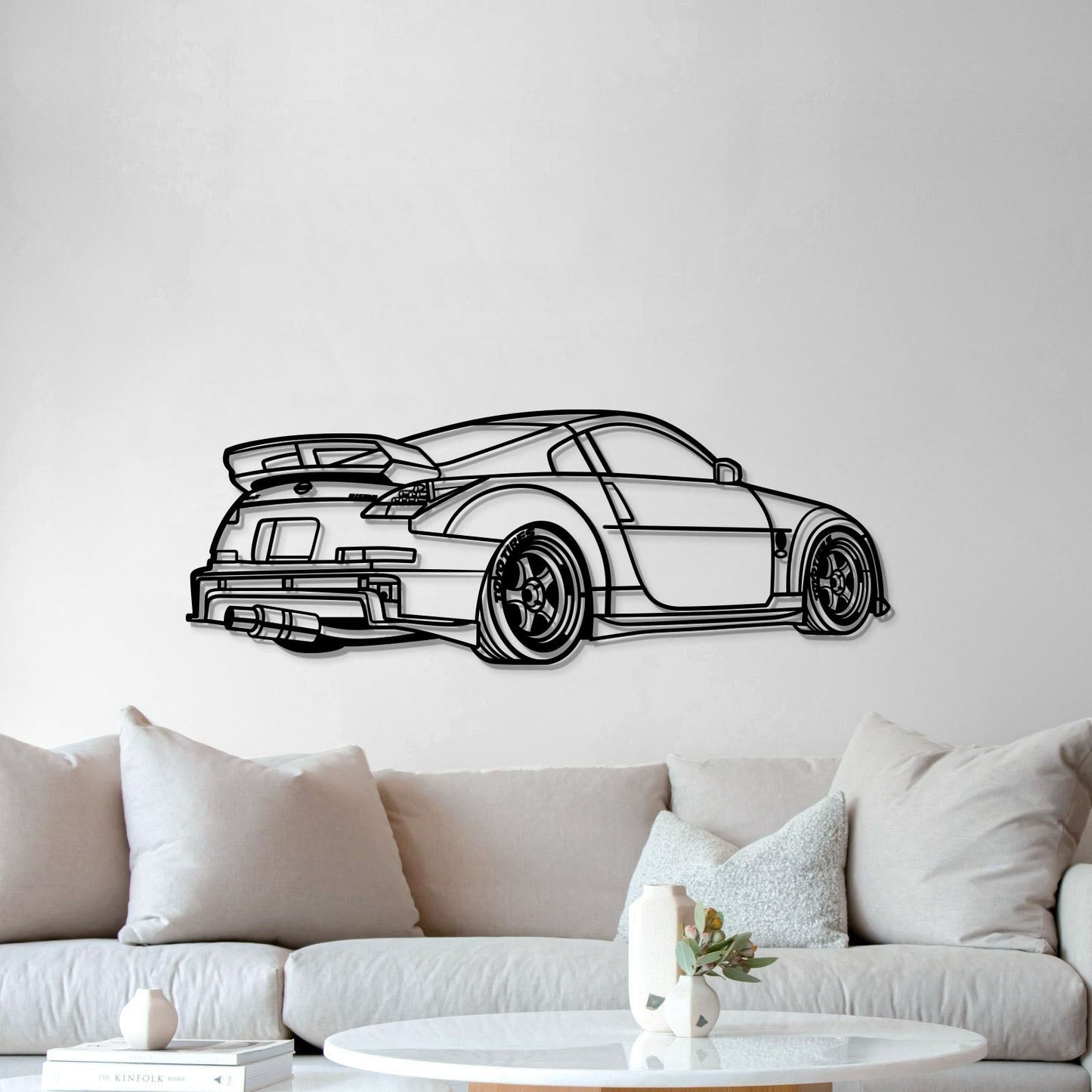 350z Perspective Metal Car Wall Art - MT1178