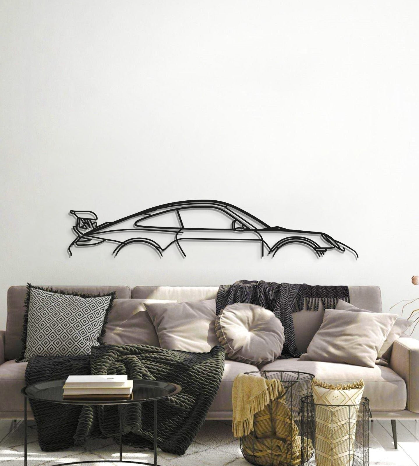 911 997 GT3 RS Metal Car Wall Art - MT0846