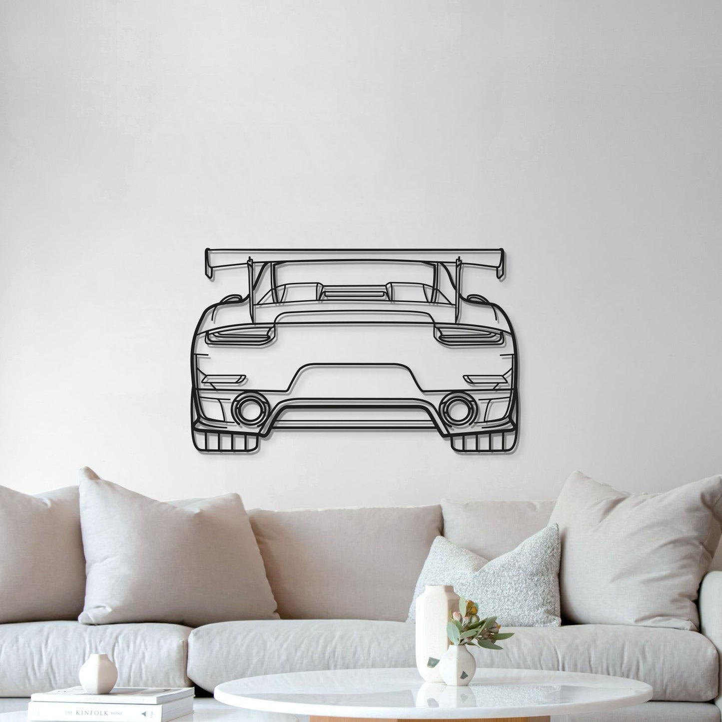 911 GT2 RS Model 991 Back Metal Car Wall Art - MT0850