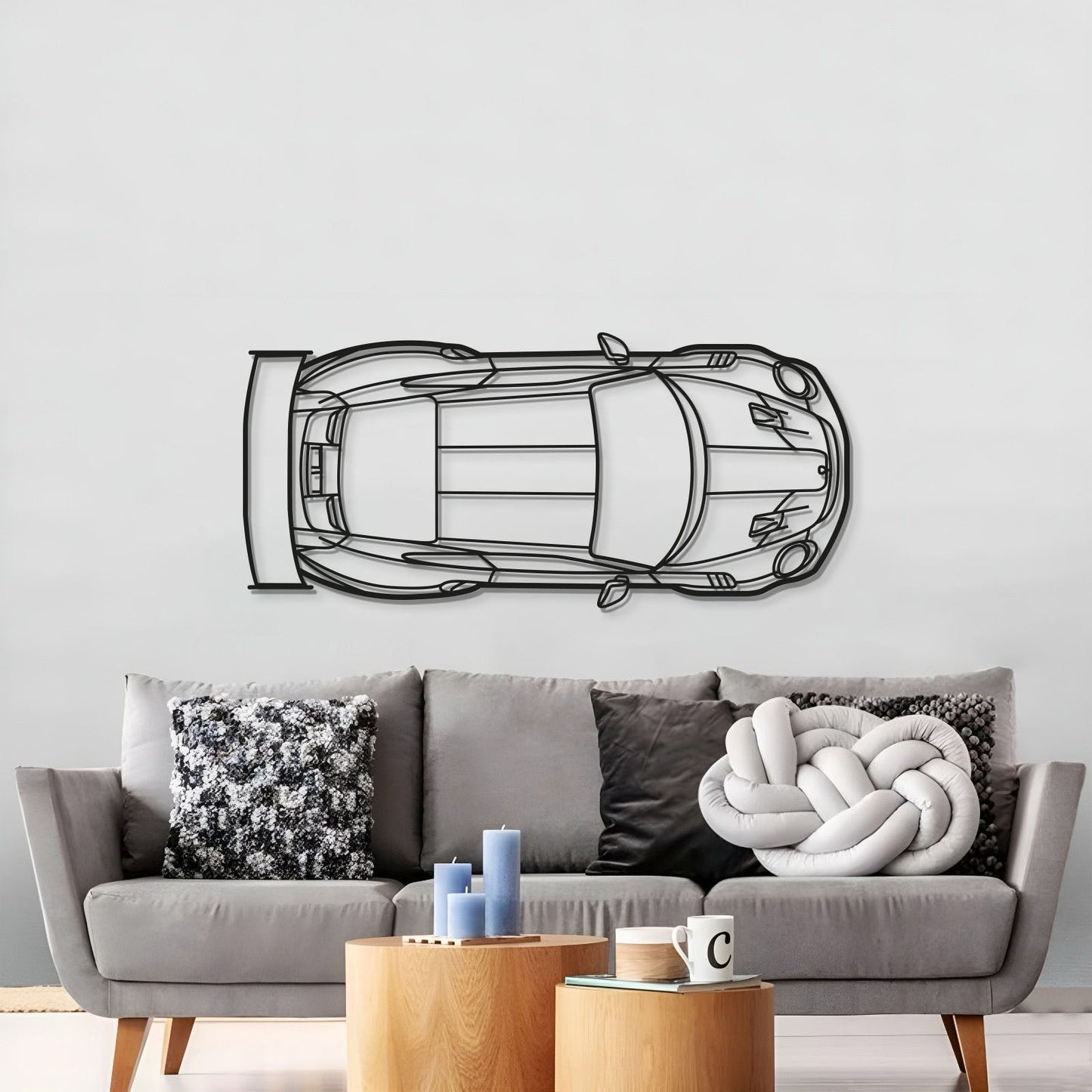 911 GT2 RS Model 991 TOP Metal Car Wall Art - MT0849