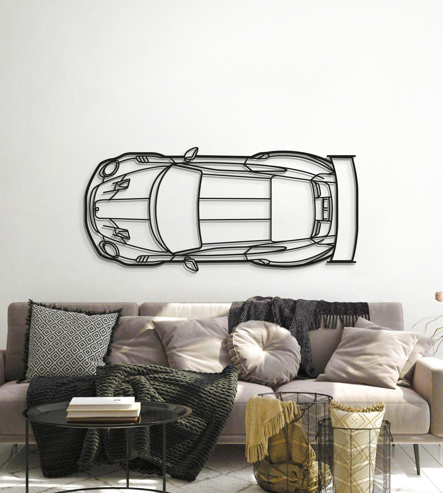 911 GT2 RS Model 991 TOP Metal Car Wall Art - MT0849