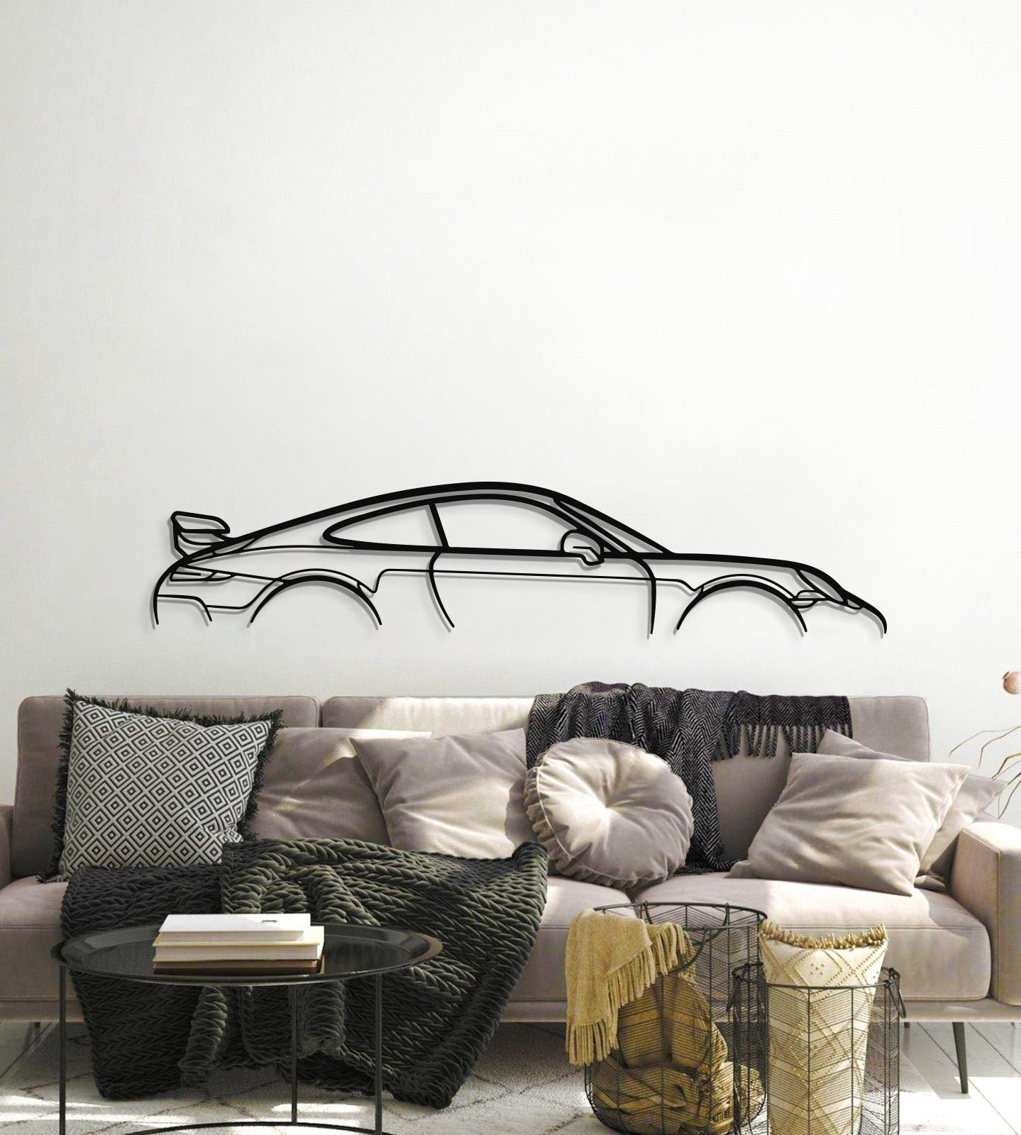 911 GT3 Model 991 Metal Car Wall Art - MT0853