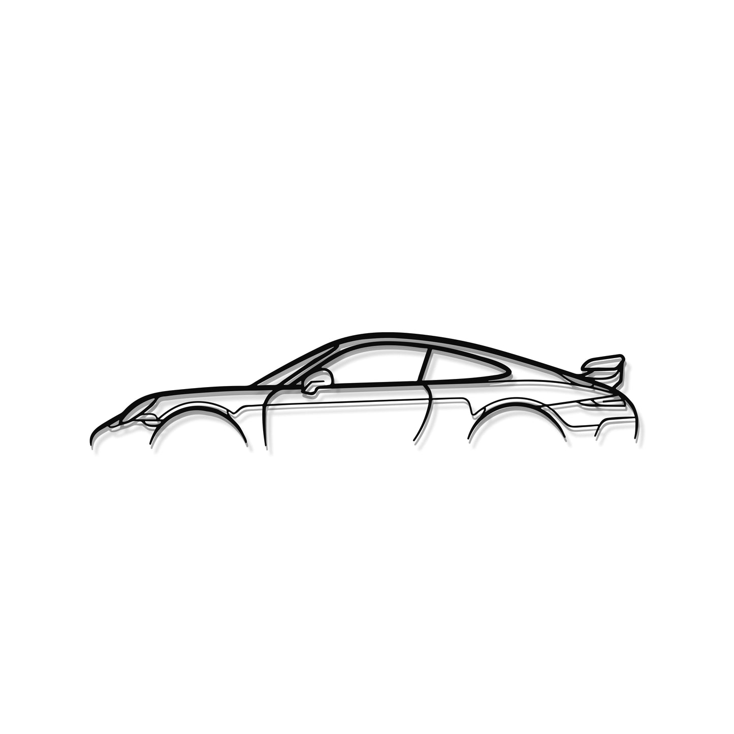 911 GT3 Model 991 Metal Car Wall Art - MT0853