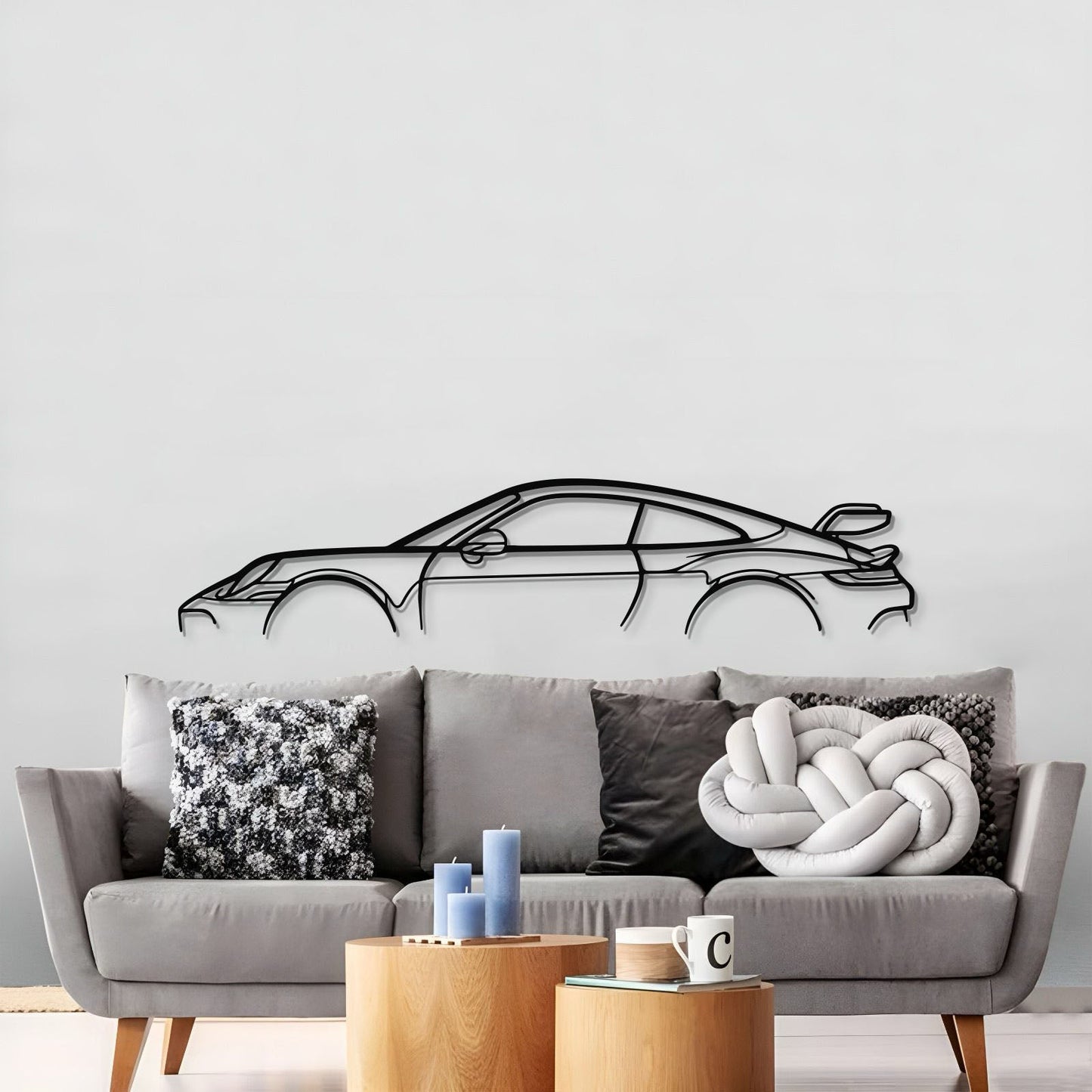 911 GT3 Model 992 Metal Car Wall Art - MT0854
