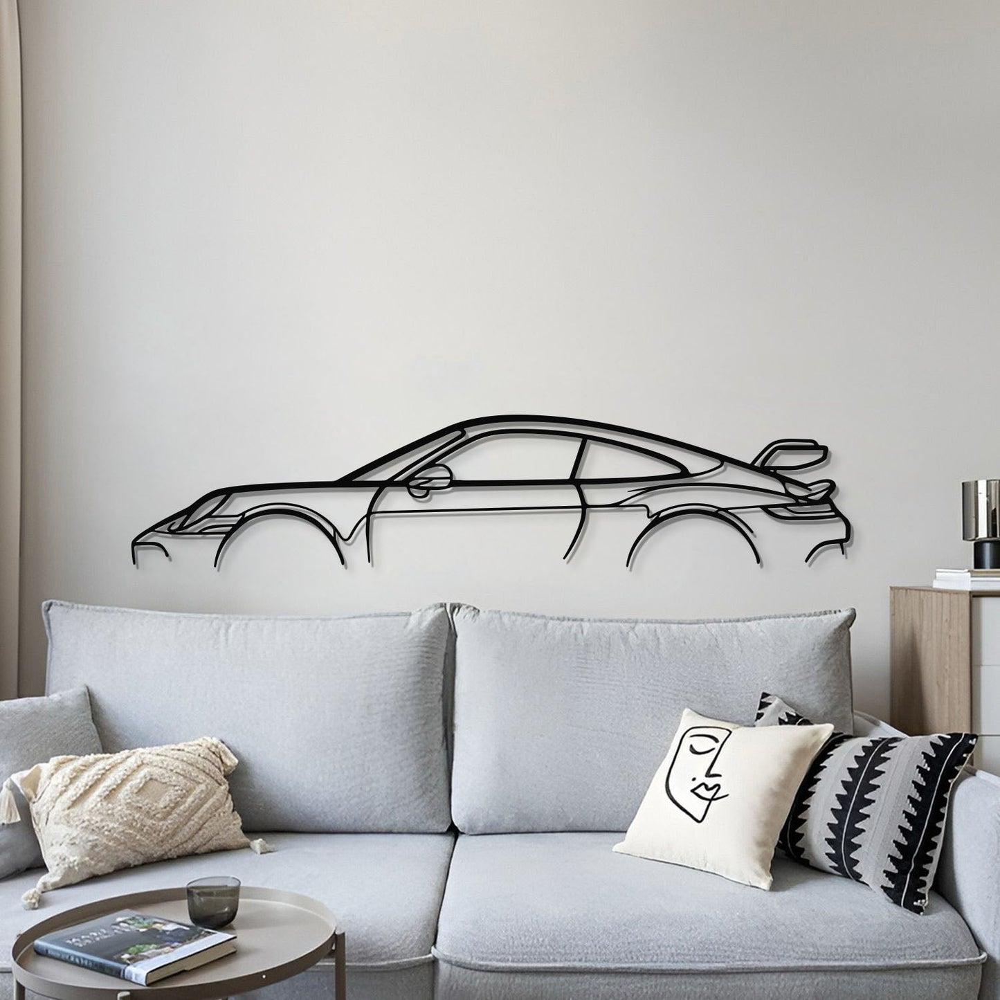 911 GT3 Model 992 Metal Car Wall Art - MT0854