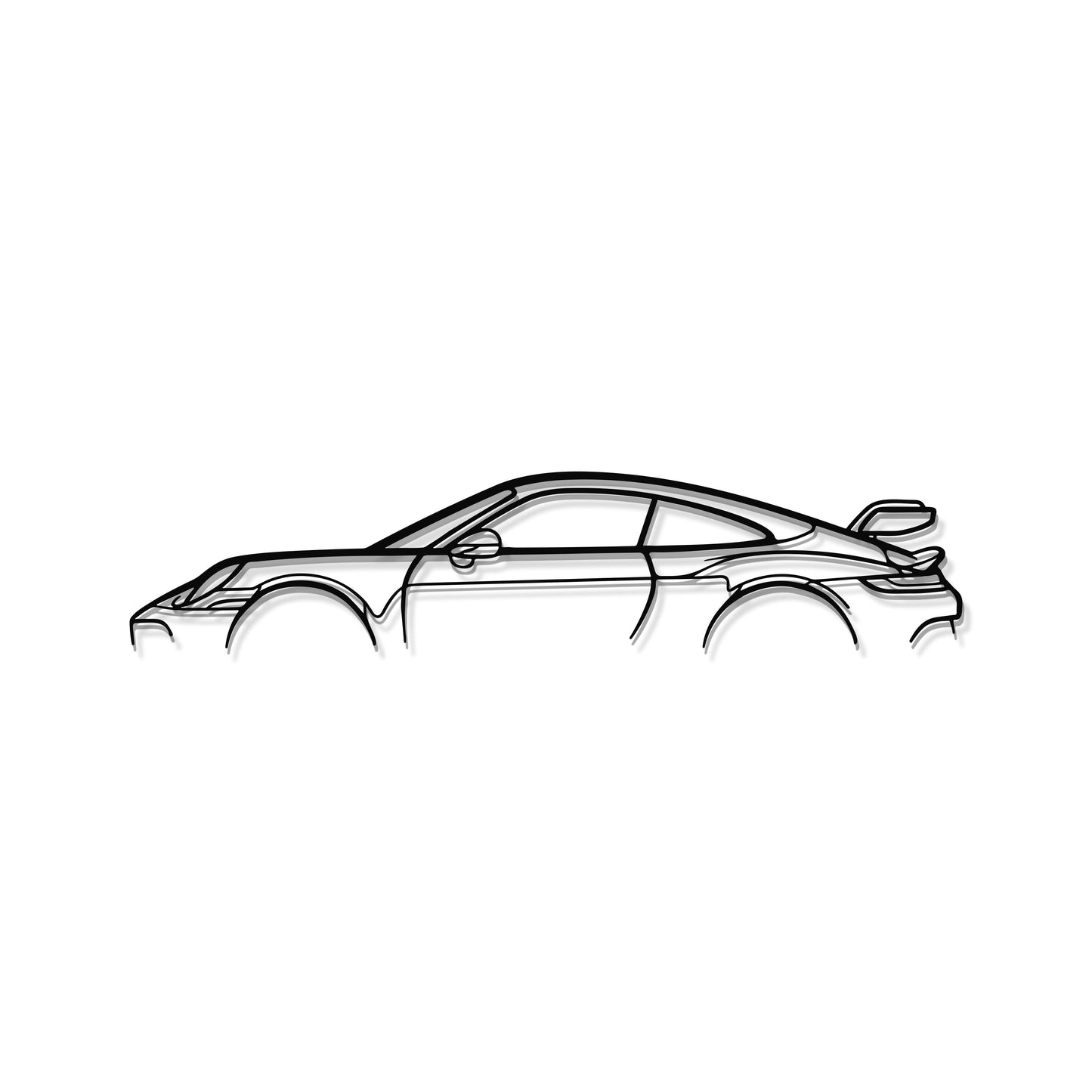 911 GT3 Model 992 Metal Car Wall Art - MT0854