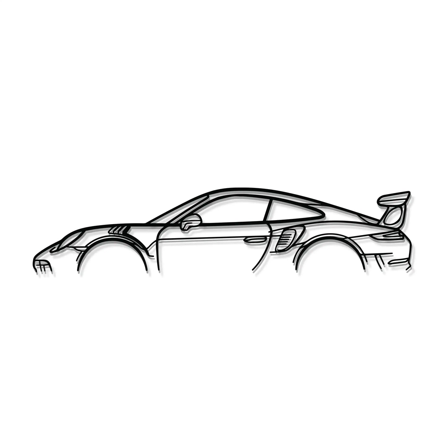 911 GT3 RS Model 991 Metal Car Wall Art - MT0858
