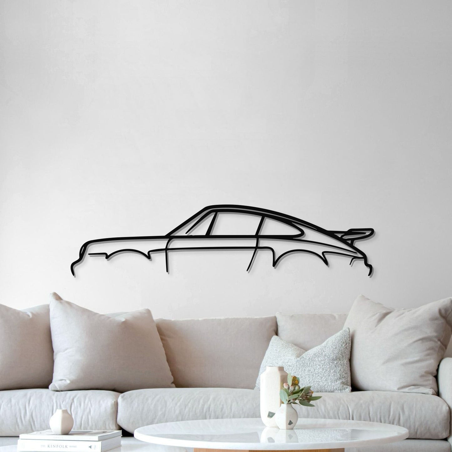 911 Turbo Model 930 Metal Car Wall Art - MT0872