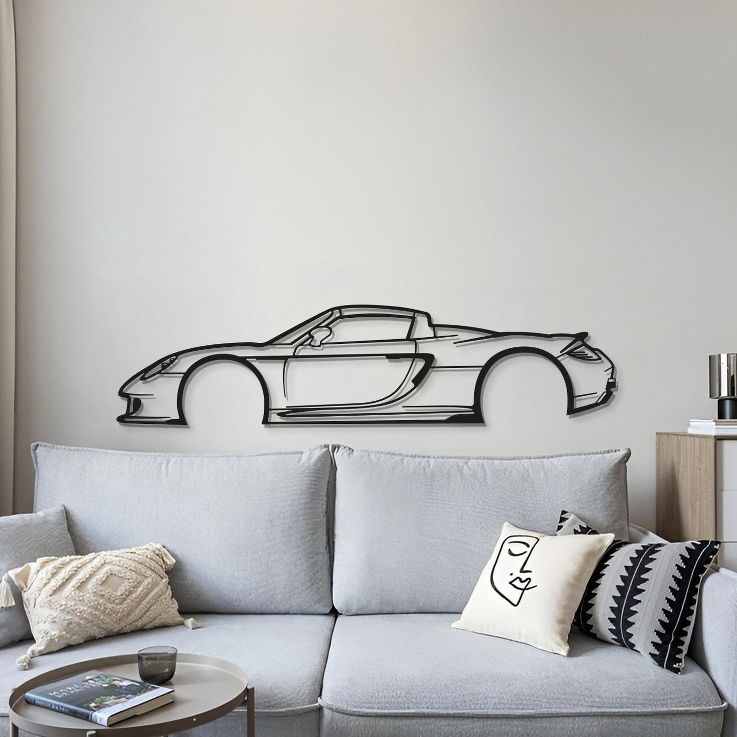 Carrera GT Metal Car Wall Art - MT0894
